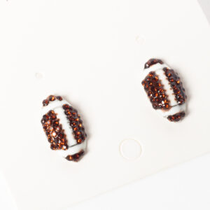 game day football earrings