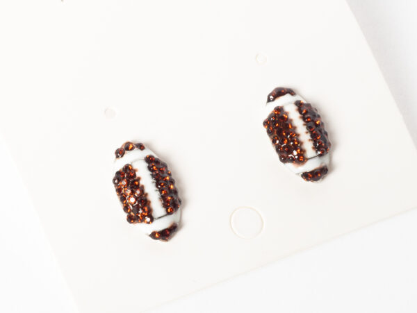 game day football earrings