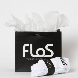 FLoS® Men Name Brand Athletic Crew Socks