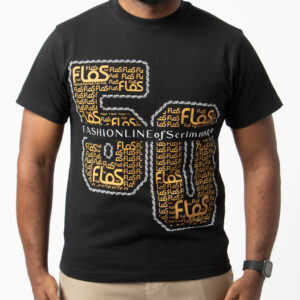 Exclusive 50 Yard Line T-shirt for Men: Black & Gold Edition